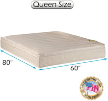 Load image into Gallery viewer, Dream Sleep Comfort Pedic Extra Firm PillowTop Queen Mattress Only with Mattress Cover Protector Included - Sleep System with Enhance Foam Encased Support, Fully Assembled by Dream Solutions USA