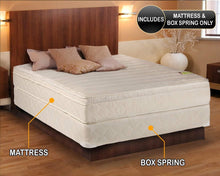 Load image into Gallery viewer, Dream Sleep Comfort Pedic Firm PillowTop Mattress &amp; Box Spring Set - Sleep System with Enhanced Foam Encased Support, Orthopedic, Plush Knit Cover by Dream Solutions USA (Queen 60&quot;x80&quot;x11&quot;)