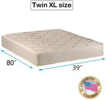 Load image into Gallery viewer, Dream Sleep Comfort Classic Two-Sided Gentle Firm Mattress Only with Mattress Cover Protector Included - Orthopedic, Sleep System, Long Lasting by Dream Solutions USA (Twin XL Size)