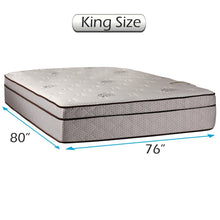 Load image into Gallery viewer, Fifth Ave Plush Foam Encased Eurotop (Pillow Top) Mattress Only (King - 76&quot;x80&quot;x13&quot;) - Sleep System with Enhance Support- Fully Assembled, Plush Knit Cover, Orthopedic by Dream Solutions USA