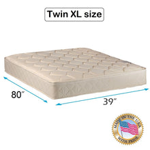 Load image into Gallery viewer, Dream Sleep Comfort Classic 2-Sided Gentle Firm Twin XL Mattress Only with Mattress Cover Protector Included - Orthopedic, High Density Foam, Long Lasting by Dream Solutions USA