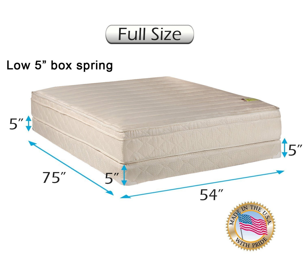 Dream Solutions USA Comfort Pedic Firm (Eurotop) PillowTop Full (54