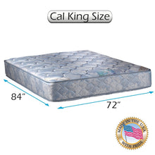 Load image into Gallery viewer, Dream Sleep Chiro Premier 2-Sided Orthopedic (Blue) Cali King Mattress Only with Mattress Protector Included - Spine Support, Fully Assembled, Innerspring coils, Long Lasting by Dream Solutions USA