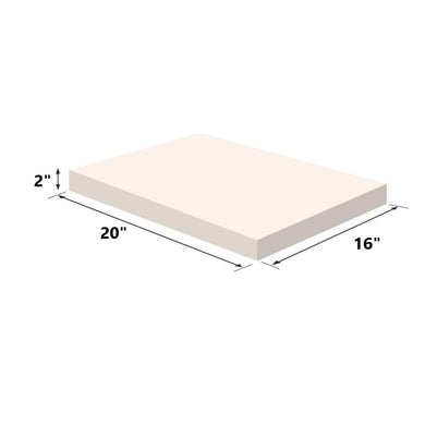 Dream Solutions USA Upholstery Visco Memory Foam Sheet- 3.5 lb High Density 2