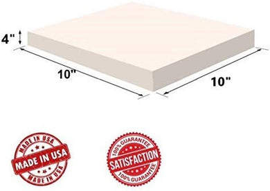 Dream Solutions USA Upholstery Visco Memory Foam Square Sheet- 3.5 lb High Density 4