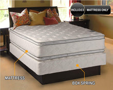 Load image into Gallery viewer, Dream Sleep Hollywood Gentle Plush 2-Sided Full Eurotop Mattress Only with Mattress Cover Protector - Orthopedic, Sleep System with Enhanced Cushion Support, Longlasting by Dream Solutions USA