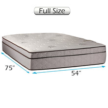 Load image into Gallery viewer, Fifth Ave Plush Extra Soft Foam Encased Eurotop (PillowTop) Mattress Only (Full 54&quot;x75&quot;x13&quot;) Sleep System with Enhance Support- Fully Assembled, Plush Knit Cover, Orthopedic by Dream Solutions USA