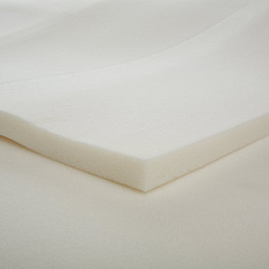 1-Inch Slab Memory Foam Mattress Topper, Twin - by Dream Solutions USA- Great for Backache, Mattress Repair, Back Comfort