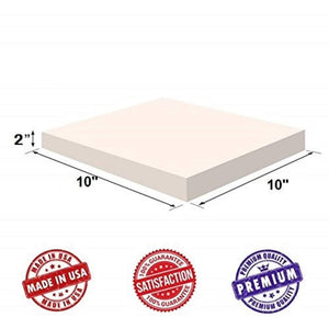 Dream Solutions USA Upholstery Visco Memory Foam Square Sheet- 3.5 lb High Density 2