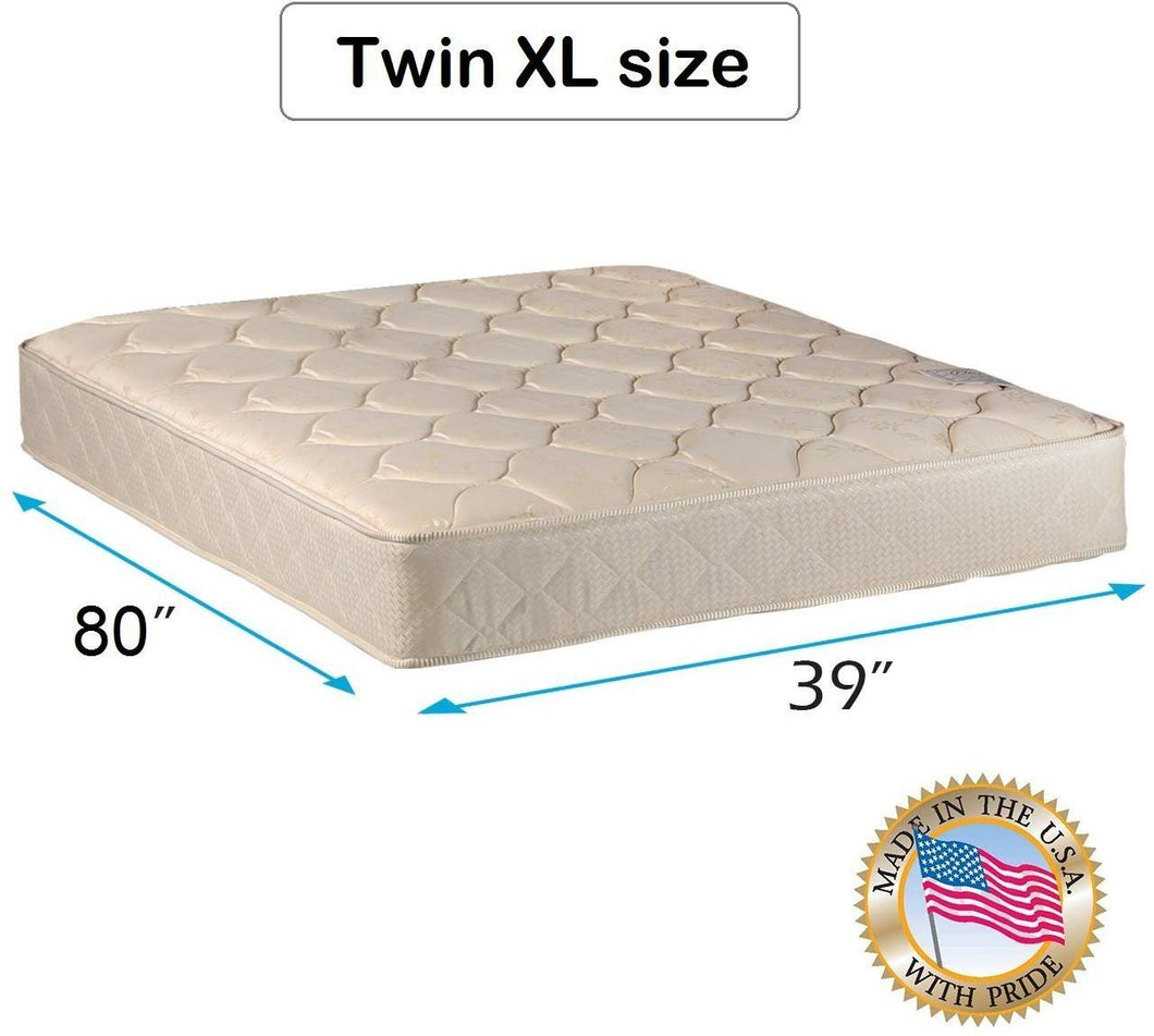 Dream Sleep Comfort Classic Gentle Firm Two-Sided Mattress Only with Mattress Cover Protector Included - Orthopedic, Good for Your Back, Long Lasting by Dream Solutions USA (Twin XL 39