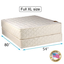 Load image into Gallery viewer, Dream Solutions USA Grandeur Deluxe Mattress and Box Spring Set Fully Assembled, Good for Your Back, Luxury Height, Long Lasting and 2 Sided, Queen - 60" W x 80" L