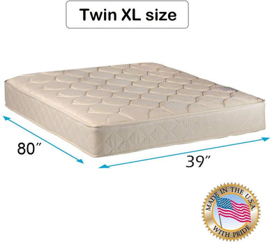 Dream Sleep Comfort Classic Gentle Firm Two-Sided Twin XL Mattress Only - Fully Assembled, Orthopedic Type, Sleep Support System, Long Lasting by Dream Solutions USA