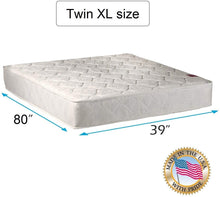 Load image into Gallery viewer, Dream Sleep Legacy Two-Sided Twin XL Size Mattress Only with Mattress Protector Included - Orthopedic, Innerspring coils, Long Lasting Comfort by Dream Solutions USA