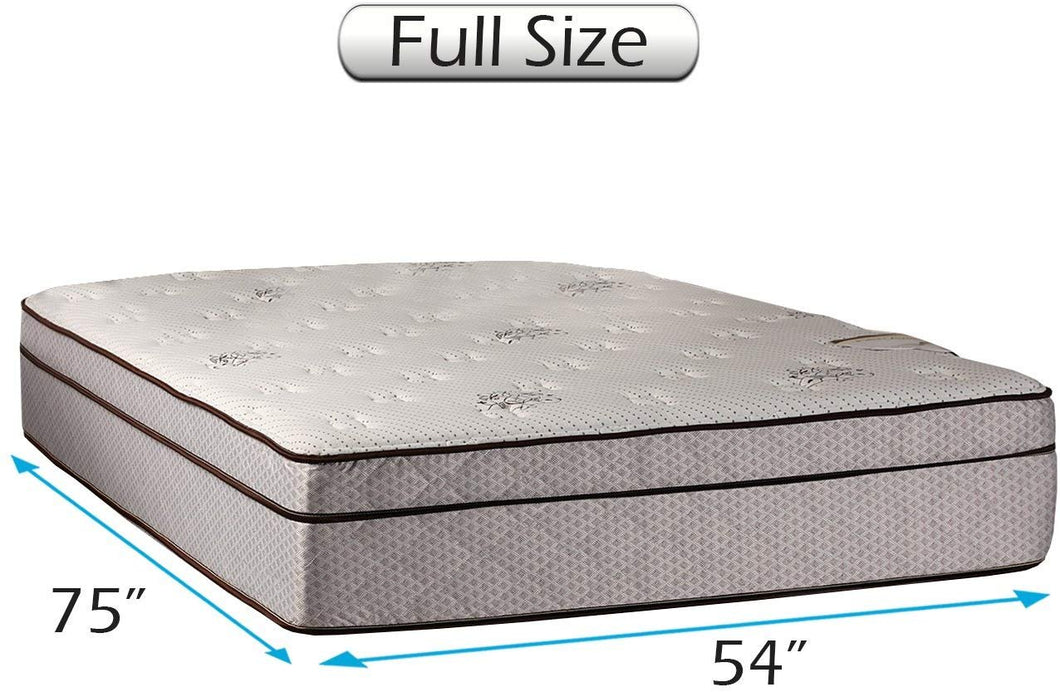 Dream Sleep Fifth Ave Plush Extra Soft Pillowtop Mattress Only with Mattress Protector Included - Spine Support, Orthopedic, Plush Knit Cover, Longlasting by Dream Solutions USA (King 76