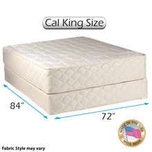 Load image into Gallery viewer, Dream Solutions USA Highlight Luxury Firm 54"x75"x14" Full Mattress &amp; Low 5" Height Box Spring Set Fully Assembled - Spinal Back Support, Innerspring Coils, Longlasting Comfort