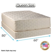 Load image into Gallery viewer, Dream Sleep Highlight Luxury Firm Queen Mattress &amp; Low 5&quot; Height Box Spring Set with Mattress Cover Protector Included - Fully Assembled, Spinal Support, Innerspring Coils, Longlasting