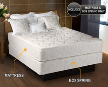 Load image into Gallery viewer, Legacy King Size (76&quot;x80&quot;x8&quot;) Mattress and Low Profile Box Spring Set - Fully Assembled, Good for Your Back, Long Lasting and 2 Sided by Dream Solutions USA