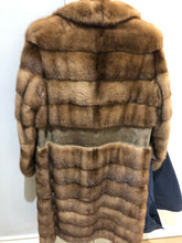 Load image into Gallery viewer, Real Mink Fur Coat, Light Brown | Suede by the waistband | Excellent Condition