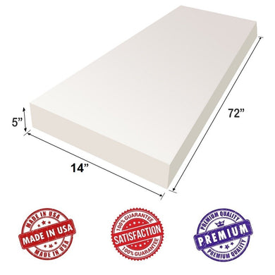Upholstery Visco Quality Memory Foam Sheet 3.5 lb Density, 5