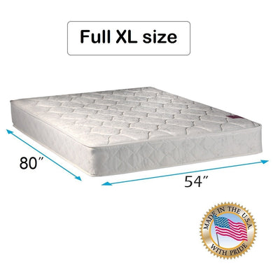American Legacy Medium Firm Innerspring Full XL Mattress Only with Mattress Cover Protector Included - Fully Assembled, Orthopedic, Spine Support and Longlasting Comfort by Dream Solutions USA