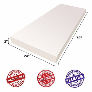 Dream Solutions USA Upholstery Visco Memory Foam Sheet- 3