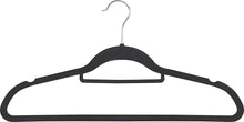 Load image into Gallery viewer, Dream Solutions USA Non-Slip Flocked Velvet Clothes Hangers 50 Pack - Ultra Thin Space Saving Design for Men and Women Dress Suit - 360 Degree Swivel Hook - Longlasting with 2 Year Warranty - GREY
