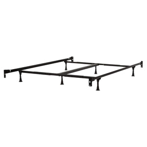 Beverly Hills Firm Foam PillowTop (King Size - 76"x80"x13") Mattress Set with Metal Bed Frame - Orthopedic, Quilted Fabric Cover, Long Lasting Comfort by Dream Solutions USA