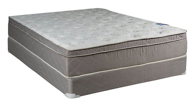 Dream Solutions Milano Inner Spring Coil Pillow, Top Foam Encased Edge Support Mattress and Box Spring Set, California, Queen