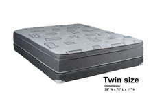 Load image into Gallery viewer, Natural Trophy Twin Medium Plush Eurotop Mattress &amp; Box Spring Set- Sleep System with Enhanced Foam Encased Support, Fully Assembled, Orthopedic, Longlasting Comfort by Dream Solutions USA