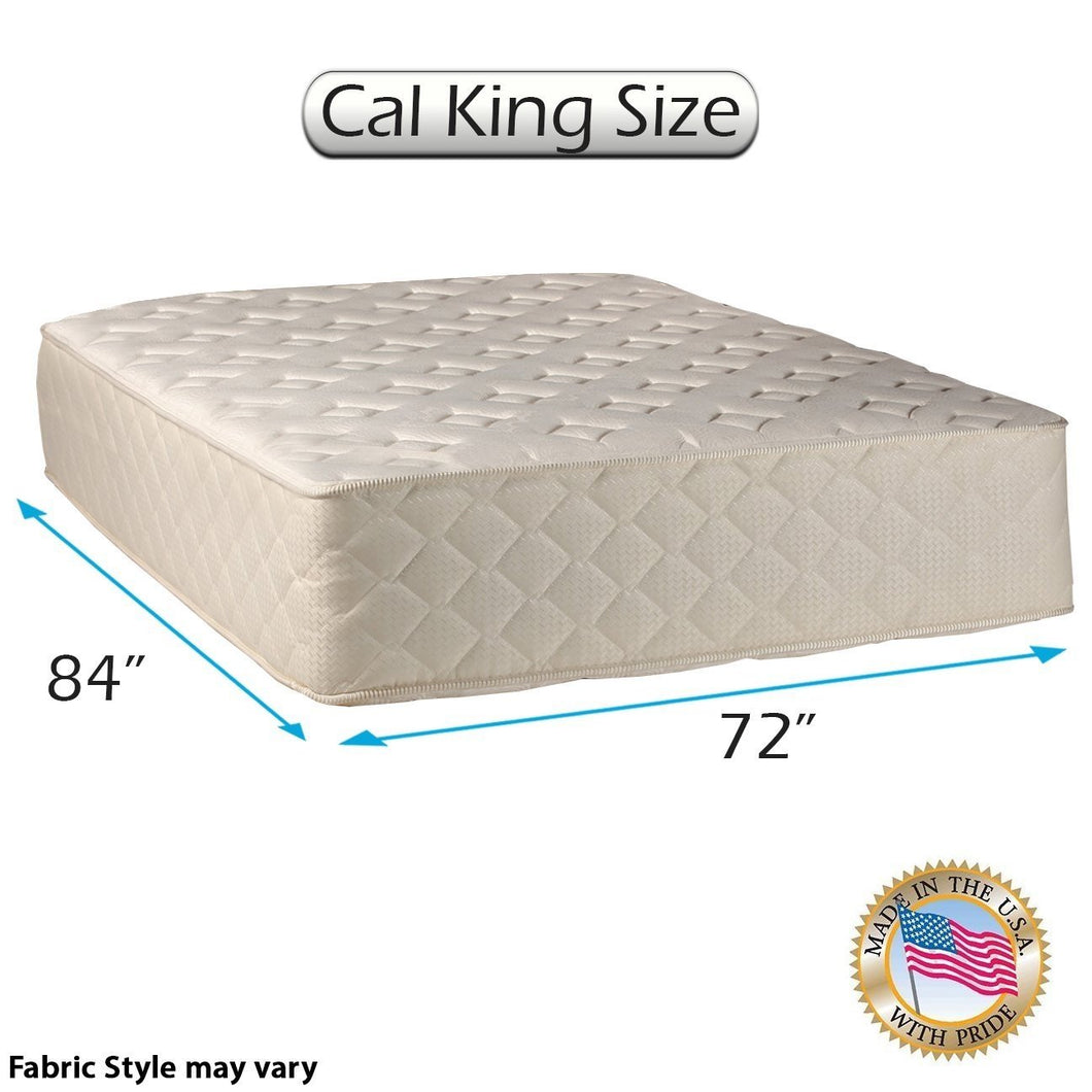 Dream Sleep Highlight Luxury Firm Cali King Size Mattress Only - Fully Assembled, Spinal Support, Innerspring Coils, Premium Edge Guards, Longlasting Comfort by Dream Solutions USA
