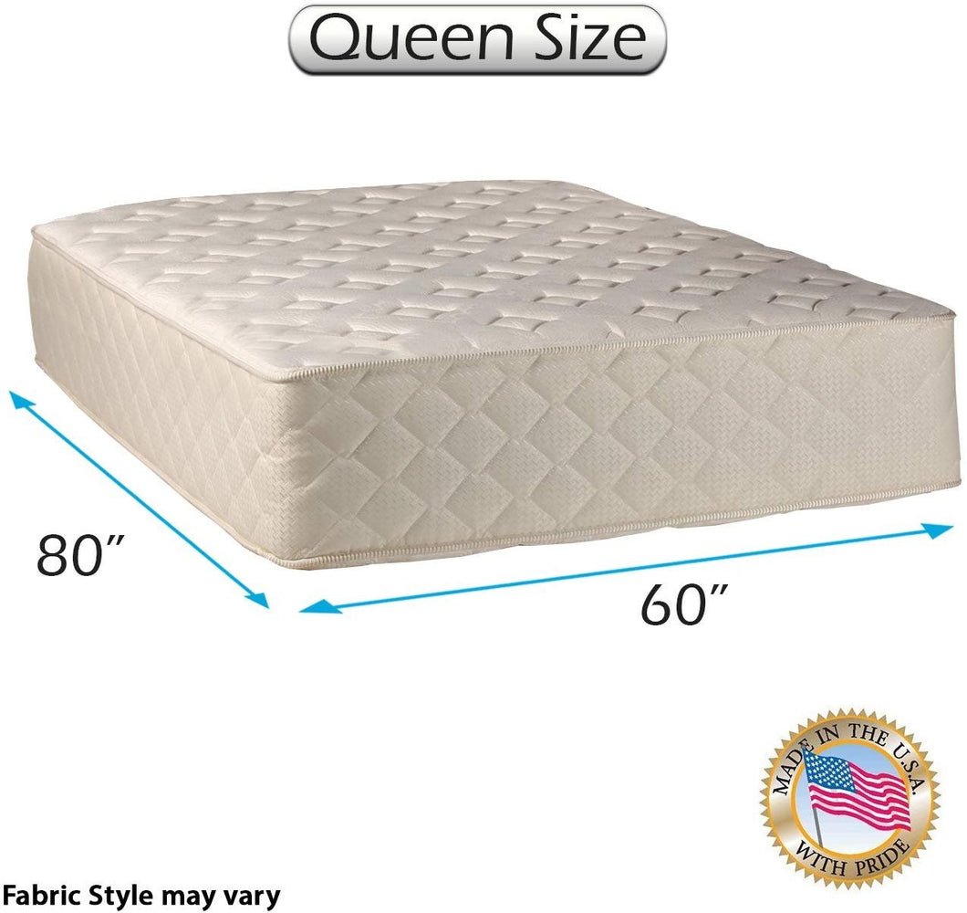 Dream Sleep Highlight Luxury Firm Mattress Only - Premium Edge Guards, Spinal Support, Innerspring Coils, Longlasting Comfort by Dream Solutions USA (Queen 60
