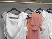 Load image into Gallery viewer, Dream Solutions USA Non-Slip Flocked Velvet Clothes Hangers 30 Pack (Ivory) - Ultra Thin Space Saving Design for Men and Women Dress Suit - 360 Degree Swivel Hook - Longlasting with 2 Year Warranty