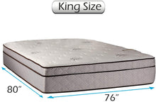 Load image into Gallery viewer, Dream Sleep Fifth Ave Plush Extra Soft Pillowtop King Mattress Only with Mattress Cover Protector Included - Sleep System Support, Orthopedic, Plush Knit Cover, Longlasting by Dream Solutions USA