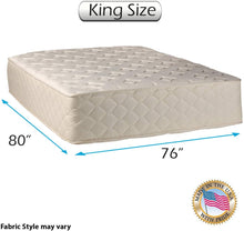 Load image into Gallery viewer, Dream Sleep Highlight Luxury Firm Mattress Only - Premium Edge Guards, Spinal Support, Innerspring Coils, Longlasting Comfort by Dream Solutions USA (Twin 39"x75"x14")