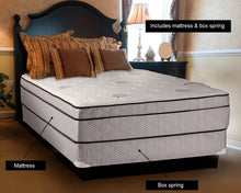Load image into Gallery viewer, Dream Solutions USA Fifth Ave Extra Soft Foam Eurotop (PillowTop) Mattress &amp; Box Spring Set (Full 54&quot;x75&quot;x13&quot;) - Therapeutic Technology, Sleep System, Longlasting Comfort