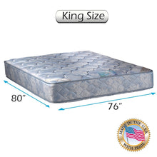 Load image into Gallery viewer, Dream Sleep Chiro Premier Orthopedic (Blue) Mattress Only - Fully Assembled, Good for Your Back, Longlasting and 2 Sided by Dream Solutions USA (Twin 39&quot;x75&quot;x9&quot;)