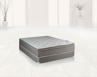 Dream Solutions Milano Inner Spring Coil Pillow Top Foam encased Edge Support Mattress and Box Spring Set - Queen