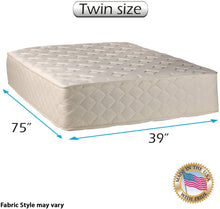 Load image into Gallery viewer, Dream Sleep Highlight Luxury Firm Mattress Only - Premium Edge Guards, Spinal Support, Innerspring Coils, Longlasting Comfort by Dream Solutions USA (Twin 39"x75"x14")