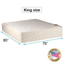 Load image into Gallery viewer, Dream Sleep Grandeur Deluxe Medium Firm 2-Sided Mattress Only with Mattress Cover Protector Included - Good for Your Back, Fully Assembled, Luxury Height, Longlasting (Twin 39"x75"x12")
