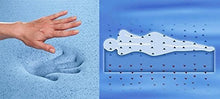 Load image into Gallery viewer, Dream Solutions USA Upholstery Visco Cool Gel Memory Foam Sheet- 1/2&quot;H x30W&quot; x72L&quot; - Luxury Quality- Good for Sofa &amp; Chair Cushion, Mattresses, Wheelchair, May Relieve Backaches &amp; Bed Sores