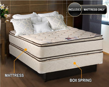 Load image into Gallery viewer, Coil Comfort Firm PillowTop Mattress Only (Full) Double-Sided Sleep System with Enhanced Cushion Support- Fully Assembled, Great for Your Back, longlasting Comfort by Dream Solutions USA