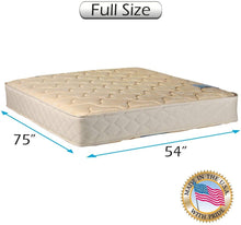 Load image into Gallery viewer, Dream Sleep Chiro Two-Sided Premier Orthopedic Mattress Only Full (54&quot;x75&quot;x9&quot;) (Beige) - Sleep Support, Luxury Quality, Long Lasting Comfort by Dream Solutions USA