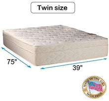 Load image into Gallery viewer, Dream Sleep Beverly Hills Pillowtop Firm Foam Encased Twin Mattress Only with Mattress Protector Included - Sleep System Support, Longlasting, Orthopedic by Dream Solutions USA