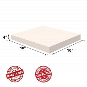 Dream Solutions USA Upholstery Visco Memory Foam Square Sheet- 3.5 lb High Density 4
