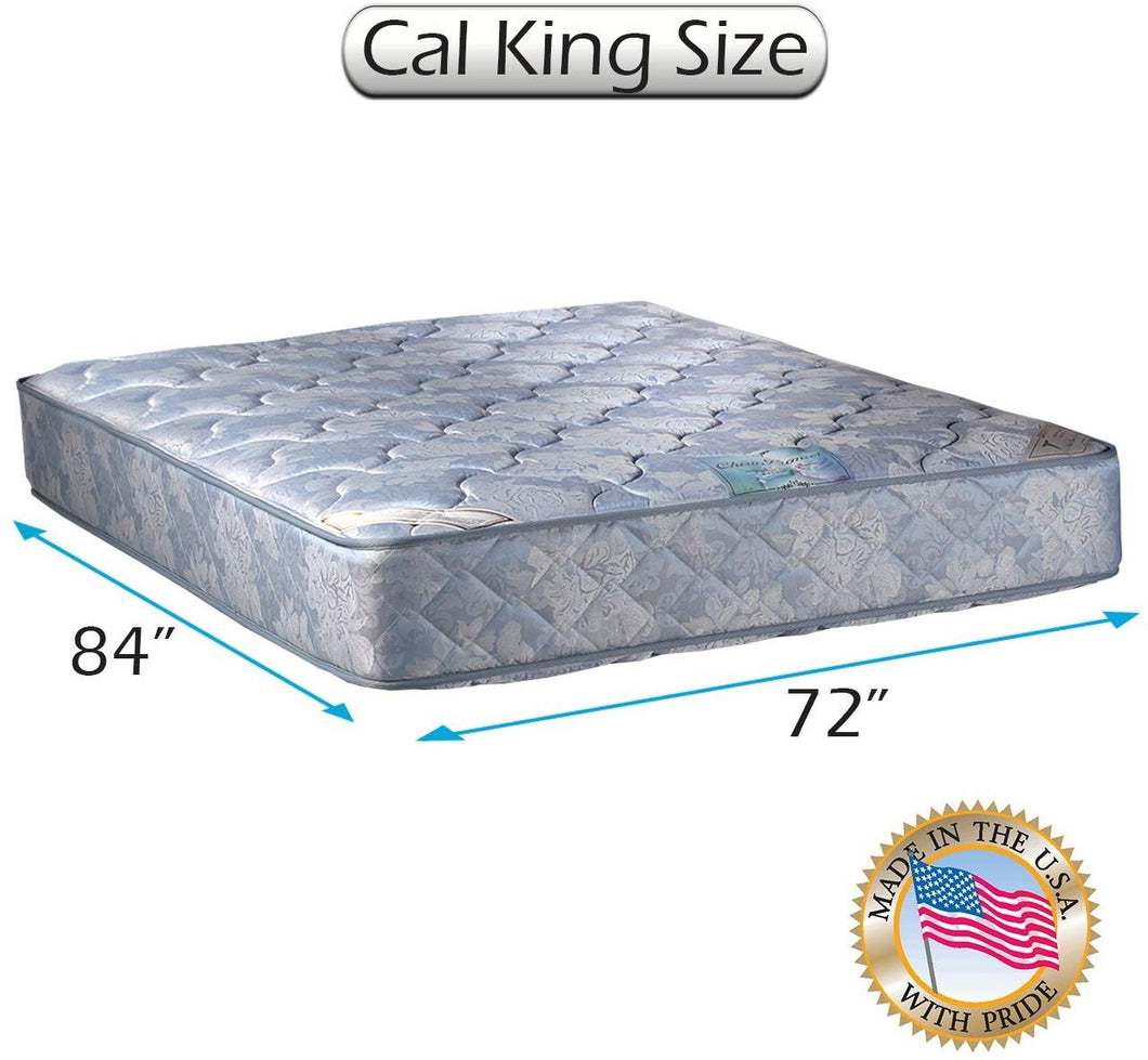 Dream Sleep Chiro Premier Orthopedic (Blue) Cali King Mattress Only - Fully Assembled, Good for Your Back, Longlasting and 2 Sided by Dream Solutions USA