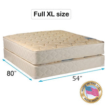 Load image into Gallery viewer, Chiro Premier Orthopedic Gentle Firm (Beige) Twin 39&quot;x75&quot;x9&quot; Mattress and Box Spring Set - Fully Assembled, Good for Your Back, Long Lasting and 2 Sided by Dream Solutions USA