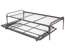 Load image into Gallery viewer, Metal Day Bed (Daybed) Frame &amp; Pop up 33&quot; Trundle with Great Firm Mattresses Included Package Deal!